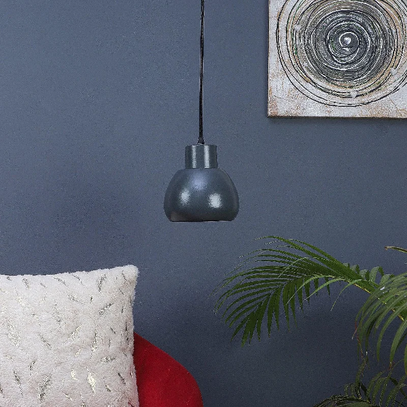 Apple Grey Metal Hanging Light by SS Lightings