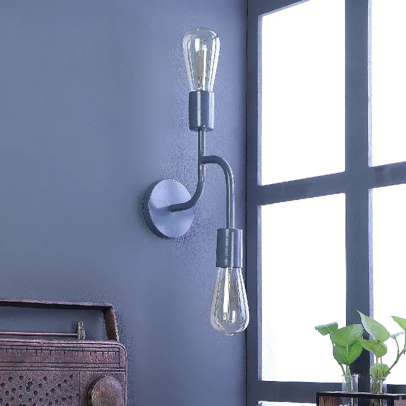 Flute Grey Metal Wall Light by SS Lightings