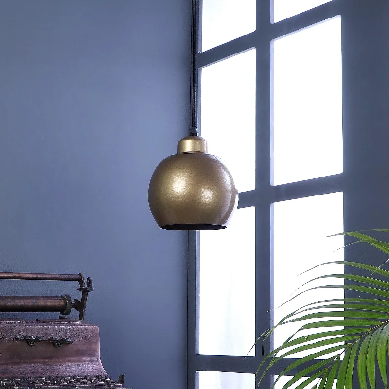 Gold Metal Hanging Light by SS Lightings