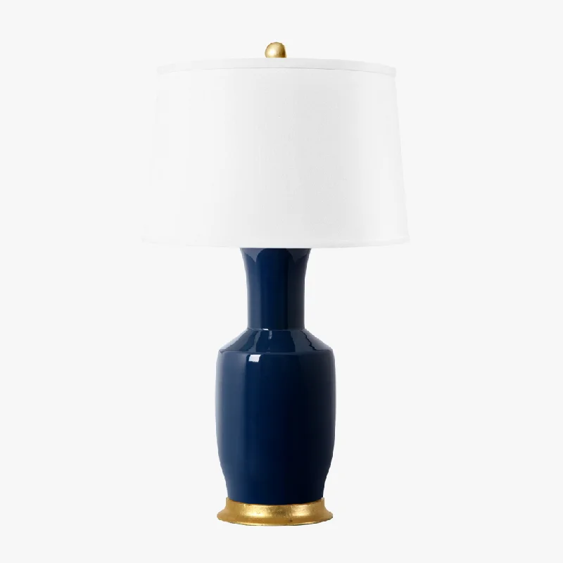 Ansel Navy Lamp