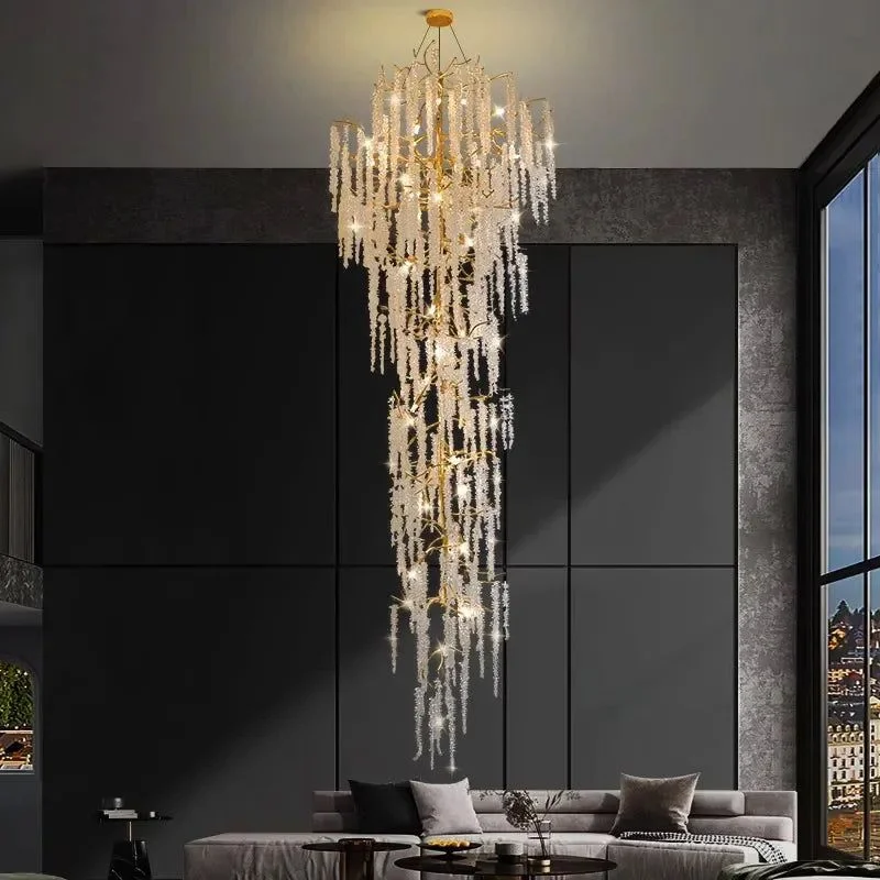 Crystal Grapes Vale Chandelier Lighting