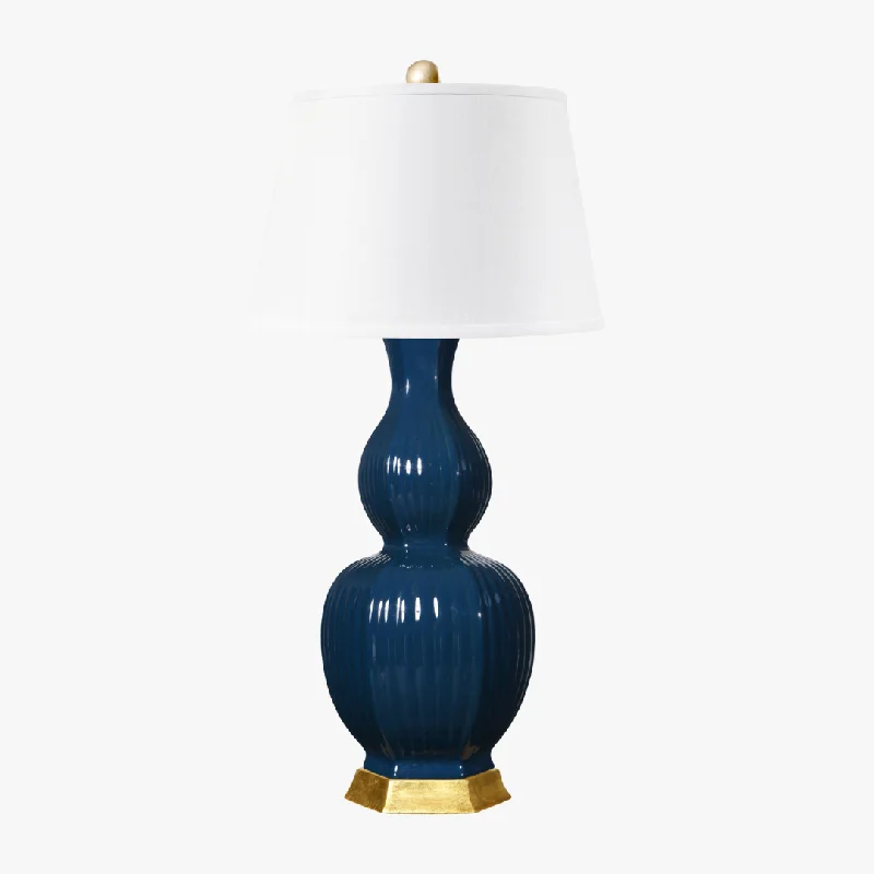 Delaney Navy Lamp