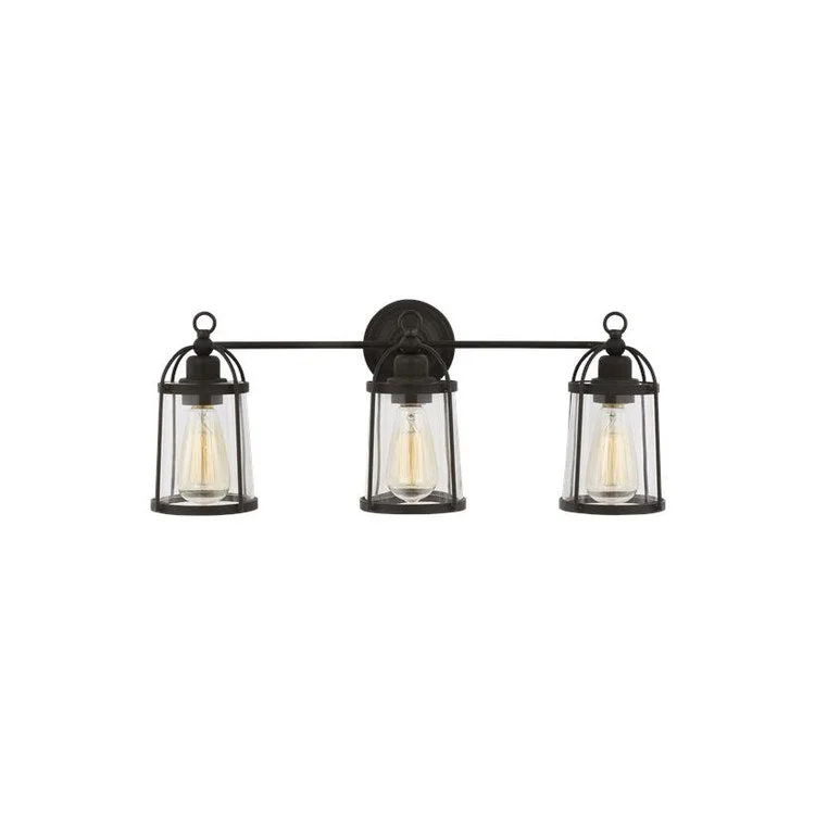 Vanity Light Stonington 3 Lamp Smith Steel 60 Watts