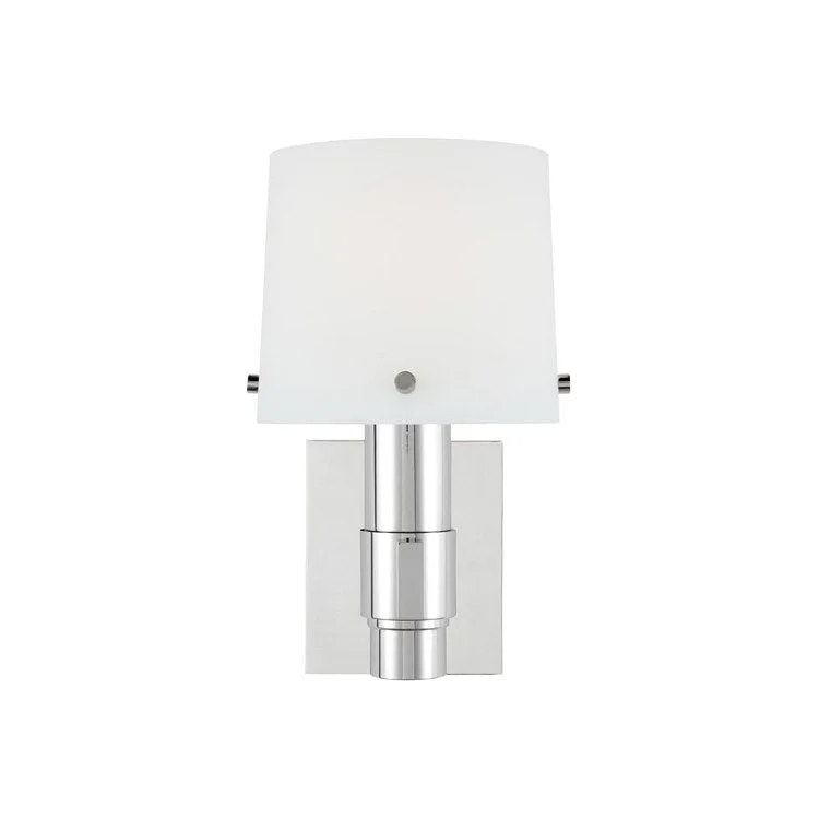 Sconce Palma Thomas O'Brien 1 Lamp Polished Nickel 75 Watts