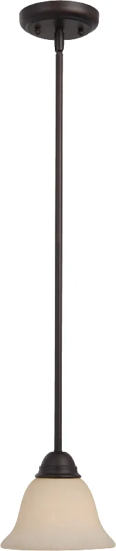 Manor 7" Single Light Mini-Pendant in Oil Rubbed Bronze