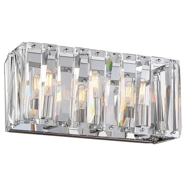 Coronette Three-Light Bathroom Vanity Fixture