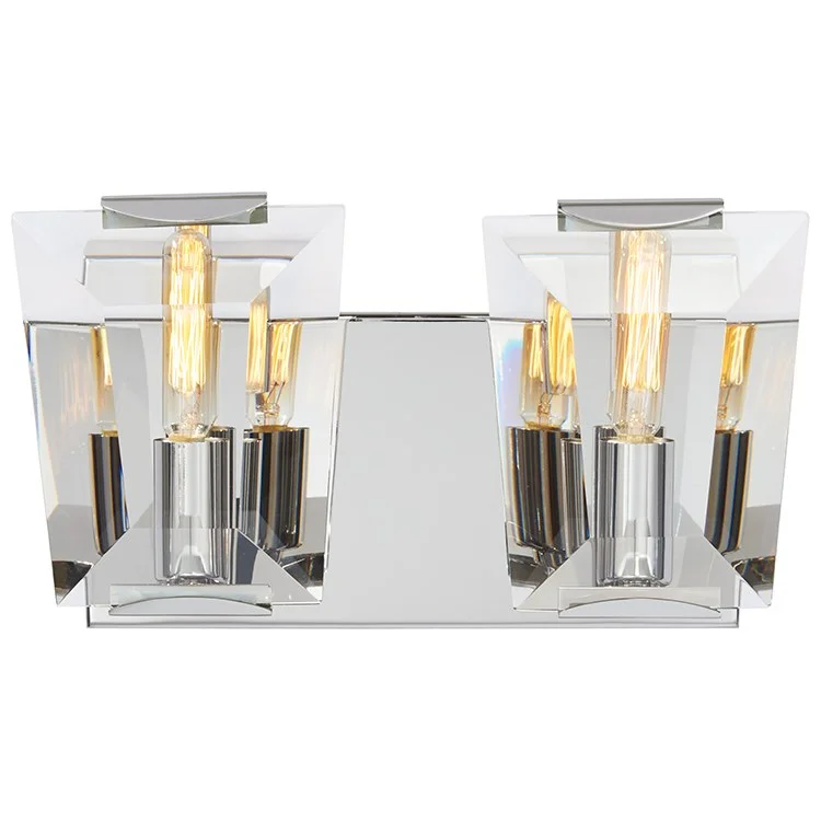 Castle Aurora Two-Light Bathroom Vanity Fixture