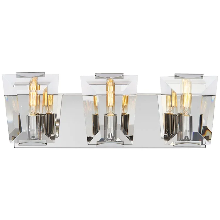 Castle Aurora Three-Light Bathroom Vanity Fixture