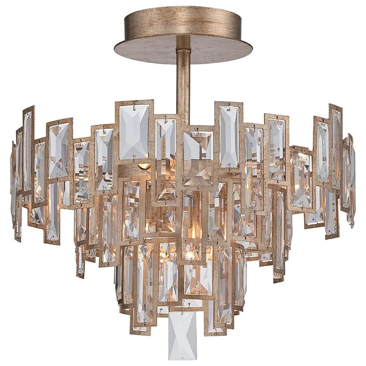 Bel Mondo Five-Light Semi-Flush Mount Ceiling Fixture