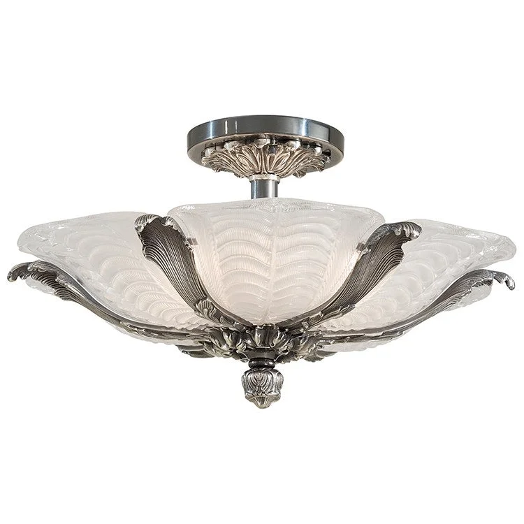 Metropolitan Collection Six-Light Semi-Flush Mount Ceiling Fixture