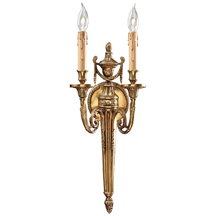 Metropolitan Collection Two-Light Torchiere Wall Sconce