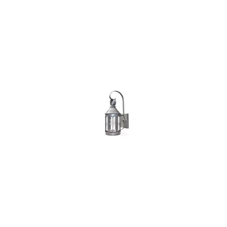 Heal Single-Light Outdoor Cone-Top Wall Lantern with Top Scroll