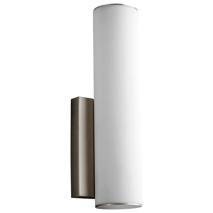 Fugit Single-Light 12" Wall Sconce - Satin Nickel