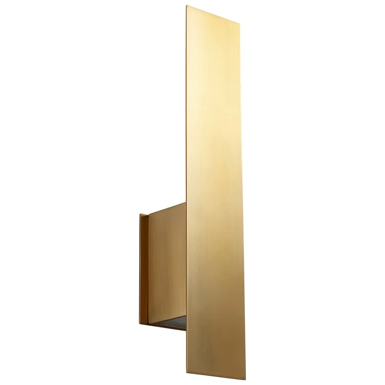 Reflex Two-Light LED Wall Sconce - Aged Brass