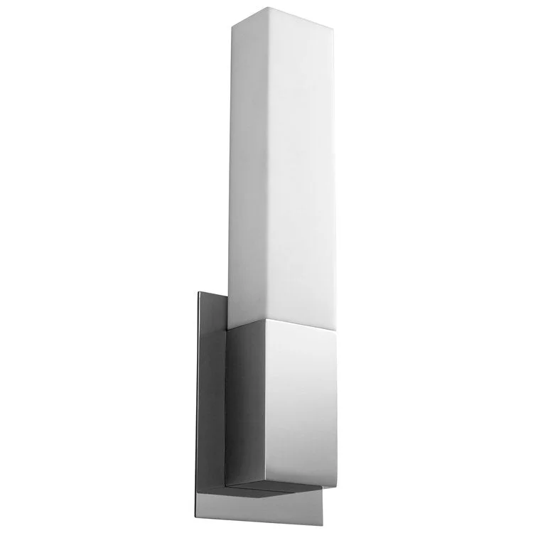 Vega Single-Light Bathroom Wall Sconce - Polished Nickel