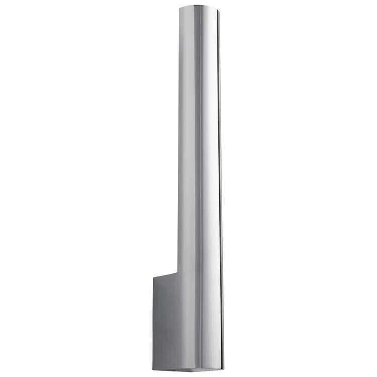 Mies Single-Light LED Wall Sconce - Polished Chrome