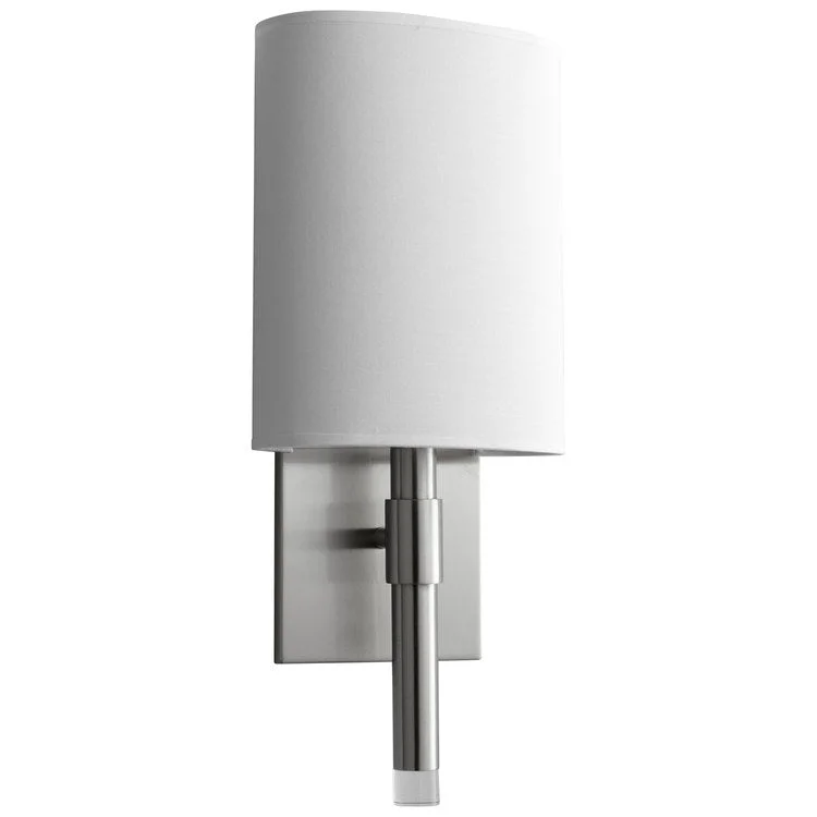 Beacon Single-Light Wall Sconce - Satin Nickel