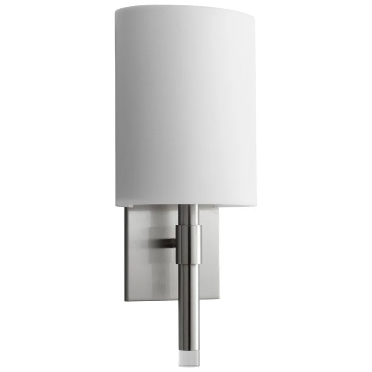 Beacon Single-Light Wall Sconce - Satin Nickel