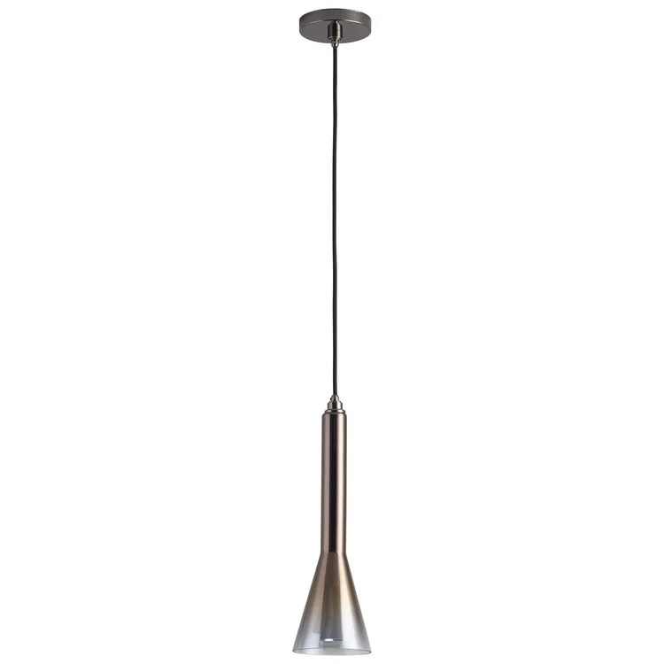 Liberty Single-Light LED Mini Pendant with Coffee Ombre Glass Shade