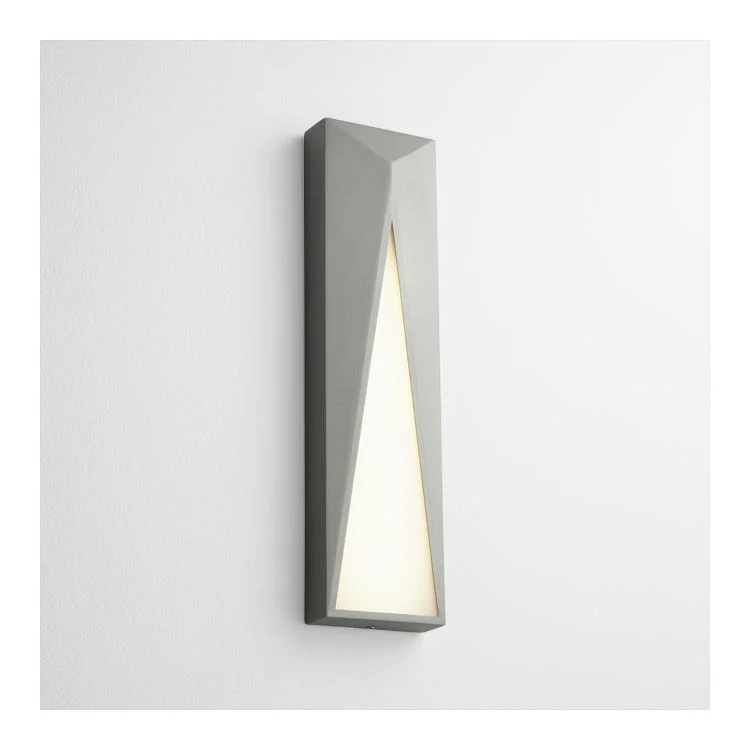 Elif Single-Light Outdoor Wall Sconce - Gray