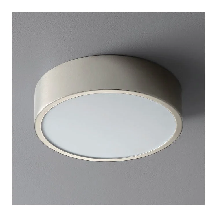 Peepers Single-Light 10" Flush Mount Ceiling Fixture - Polished Nickel