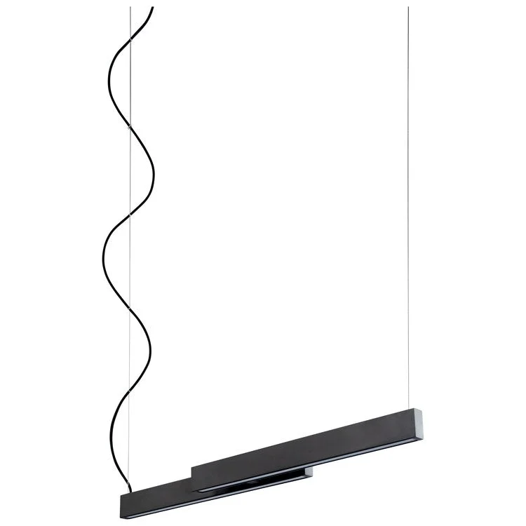 Klone Two-Light 40" Linear Pendant - Black