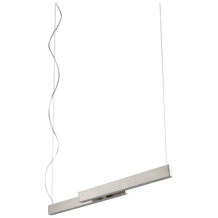 Klone Two-Light 40" Linear Pendant - Satin Nickel