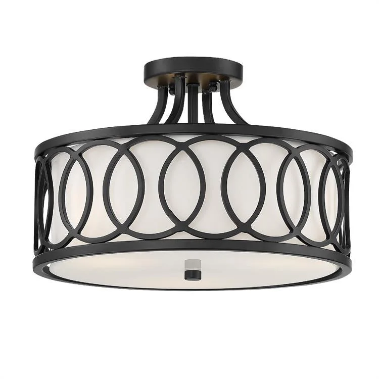 Graham Three-Light Flush Mount Ceiling Fixture