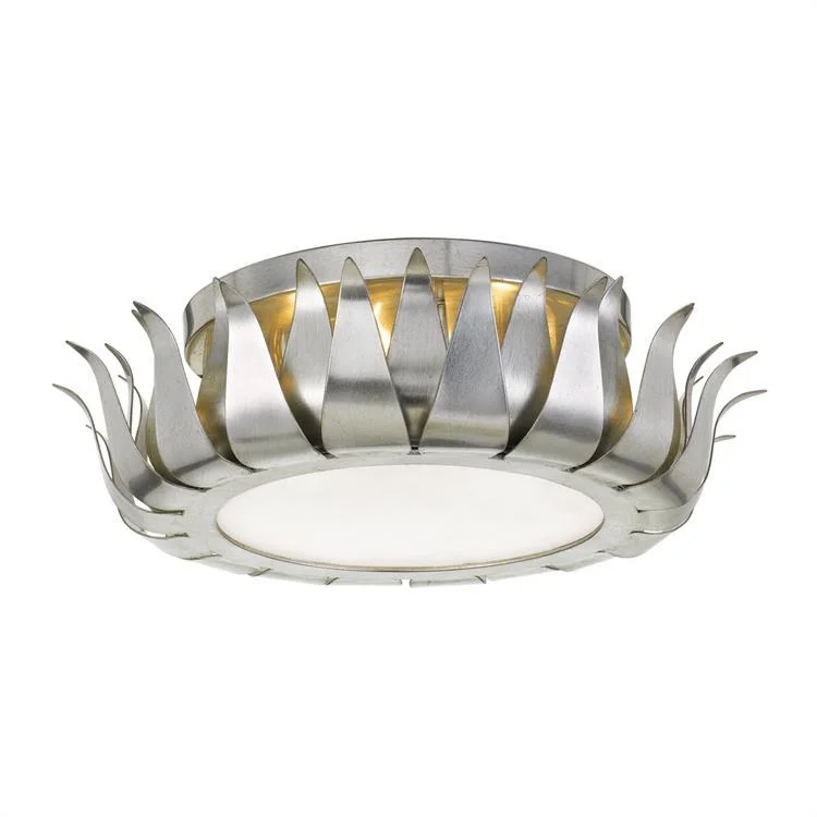 Broche Three-Light Flush Mount Ceiling Fixture