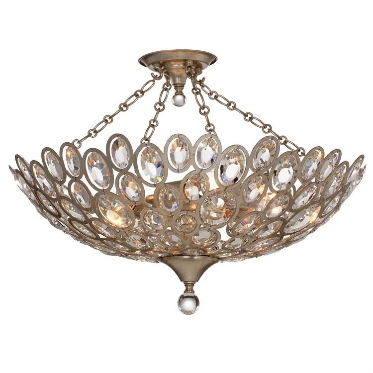 Sterling Five-Light Flush Mount Ceiling Fixture