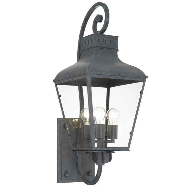 Dumont Three-Light Outdoor Wall Sconce