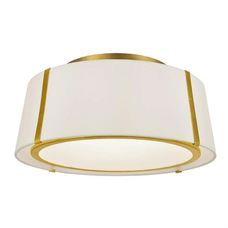 Fulton Three-Light Flush Mount Ceiling Fixture