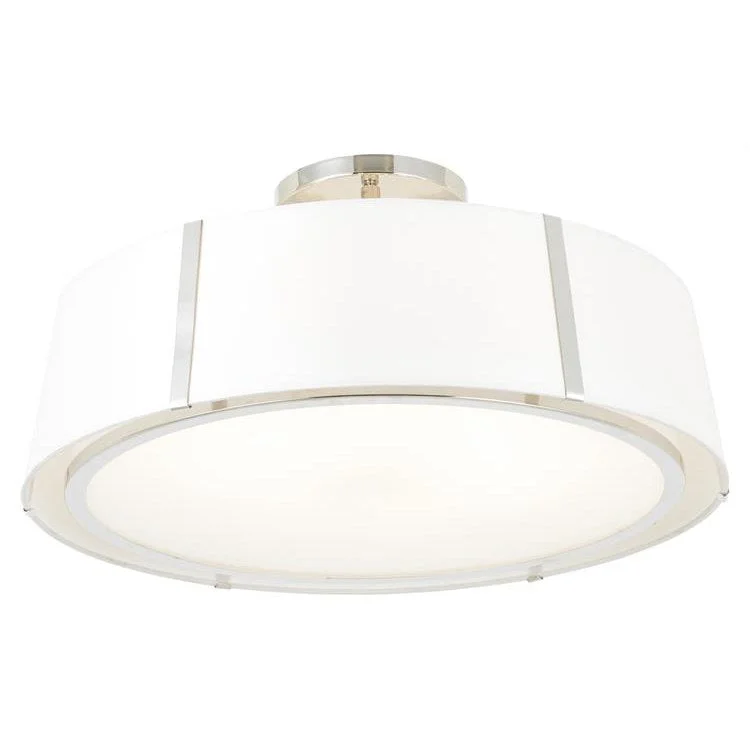 Fulton Six-Light Chandelier Flush Mount Ceiling Fixture