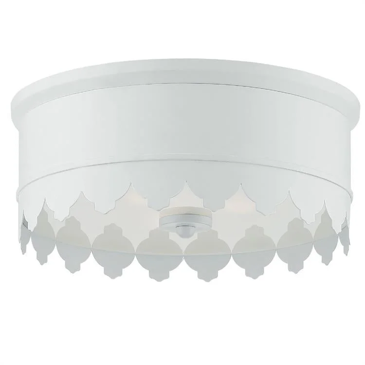 Nina Three-Light Flush Mount Ceiling Fixture