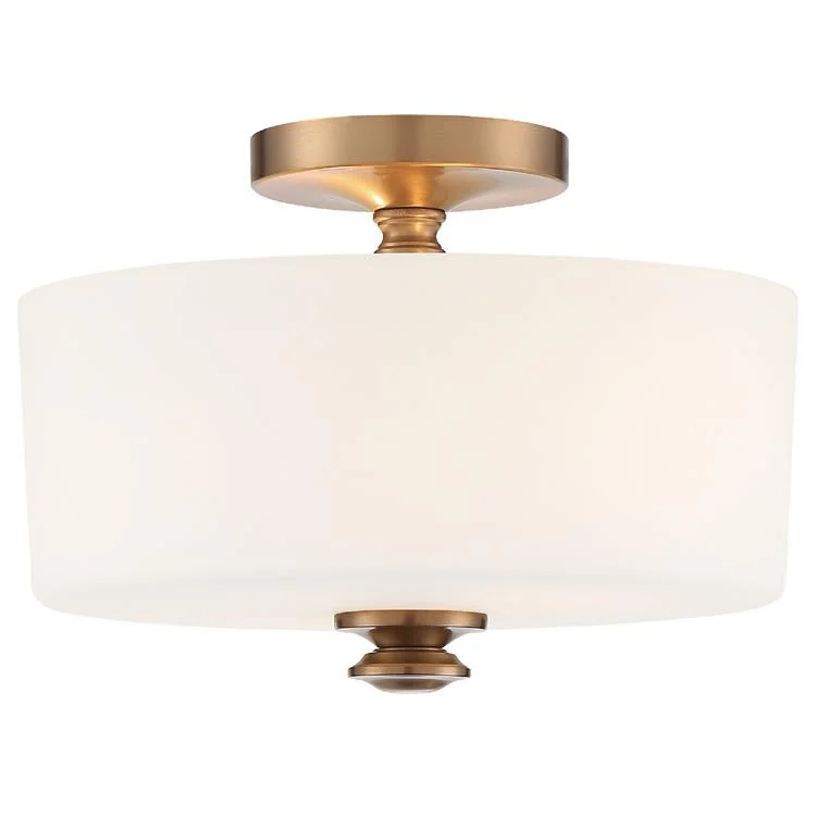 Travis Two-Light Flush Mount Ceiling Fixture