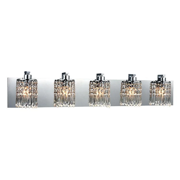 Optix Five-Light Bathroom Vanity Fixture