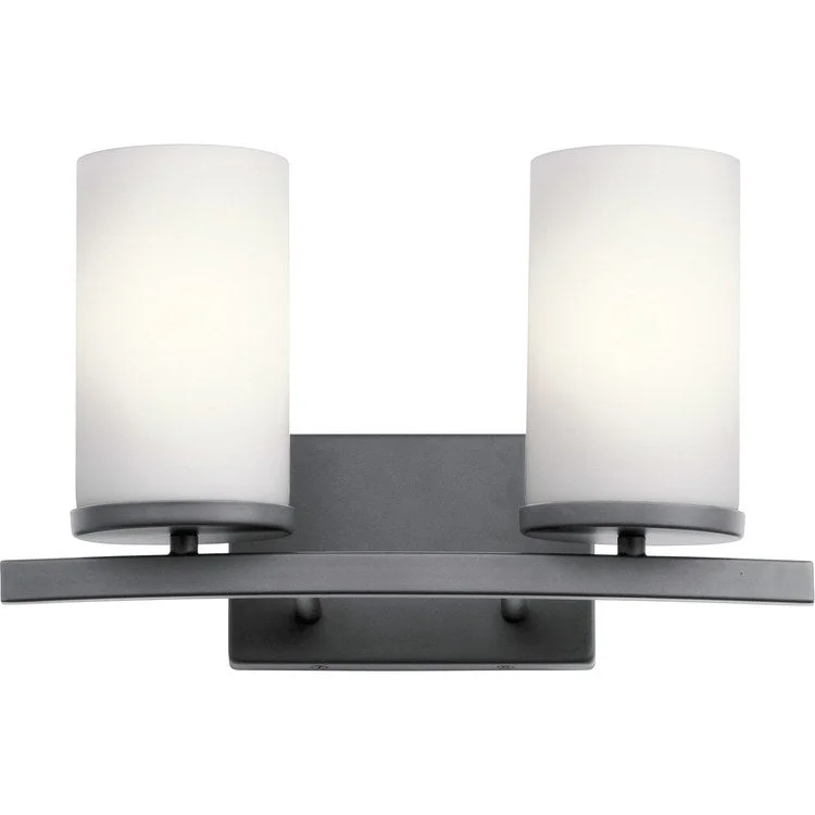 Crosby Two-Light Bathroom Vanity Fixture