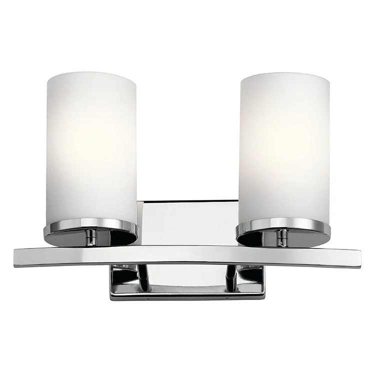 Crosby Two-Light Bathroom Vanity Fixture