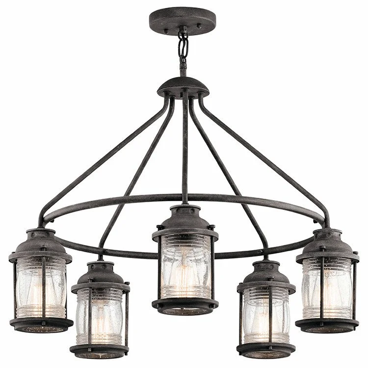 Ashland Bay Five-Light Outdoor Chandelier