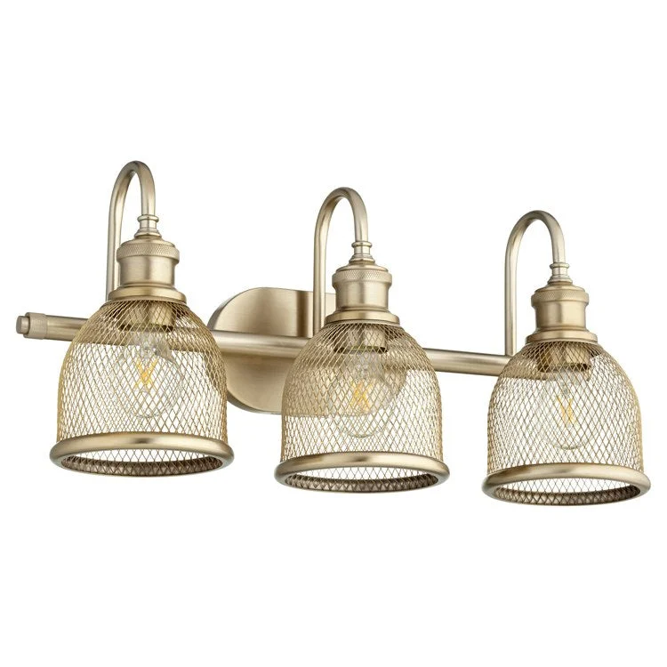 Omni Three-Light Bathroom Vanity Fixture