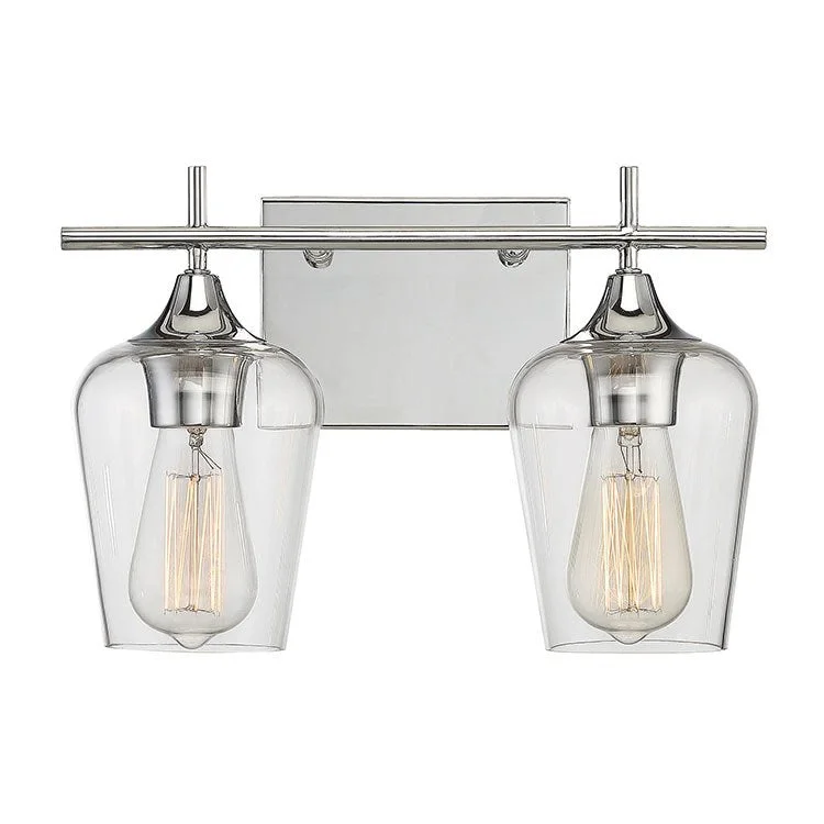 Octave Two-Light Bathroom Vanity Fixture